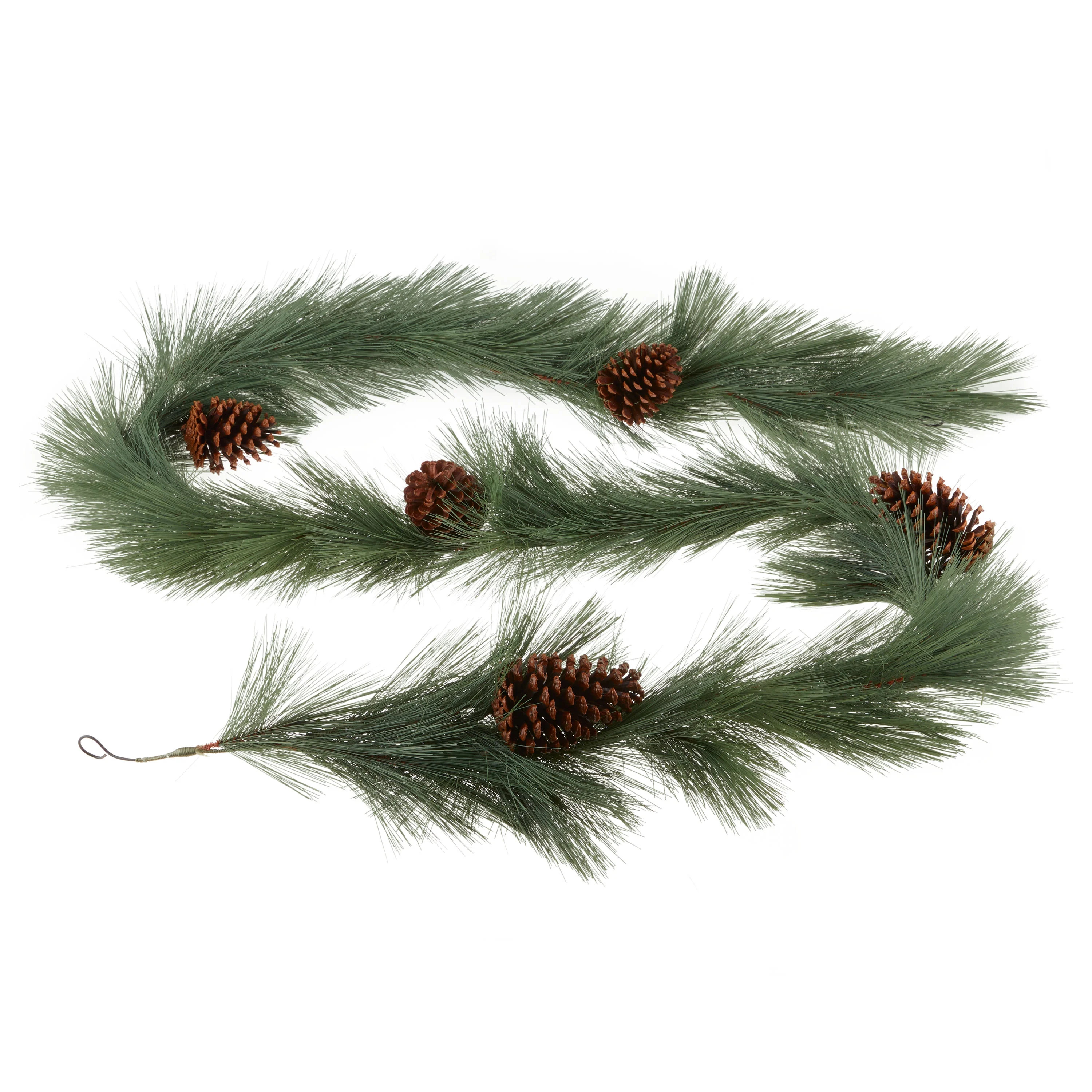 Holiday Time 9' Non-Lit Mulberry Christmas Garland | Walmart (US)