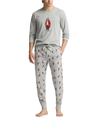 Polo Ralph Lauren Men's 2-Pc. Polo Bear Pajamas Set - Macy's | Macy's