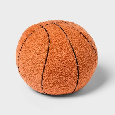 Basketball Sport Boucle Kids' Decorative Throw Pillow - Pillowfort™ | Target