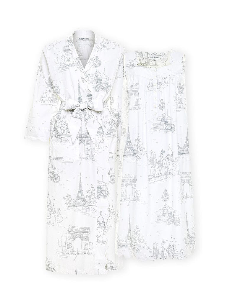 Paris Bundle: Classic Robe + Nightgown MEDIUM / SMALL | Heidi Carey