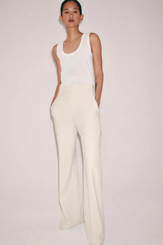 ZW COLLECTION HIGH-WAISTED PANTS | Zara US