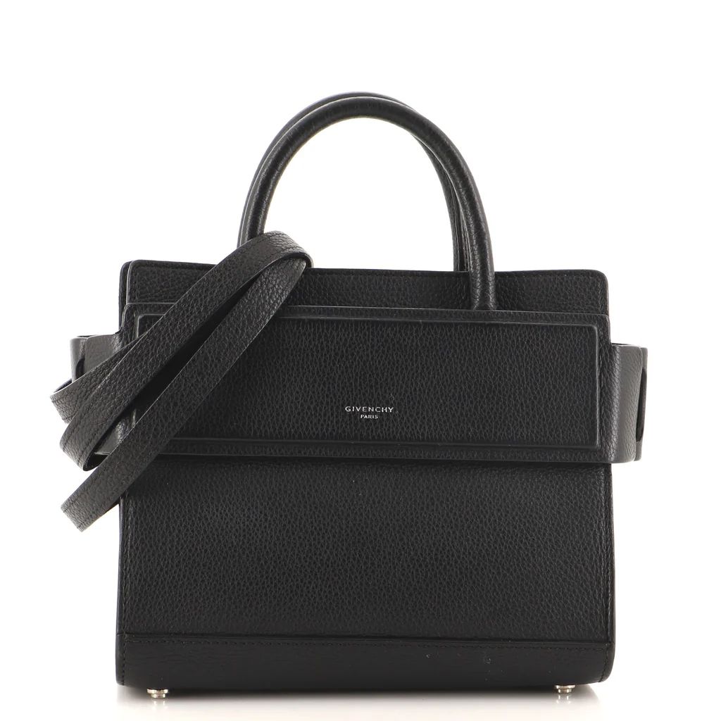 Givenchy Horizon Satchel Leather Mini Black 1317343 | Rebag