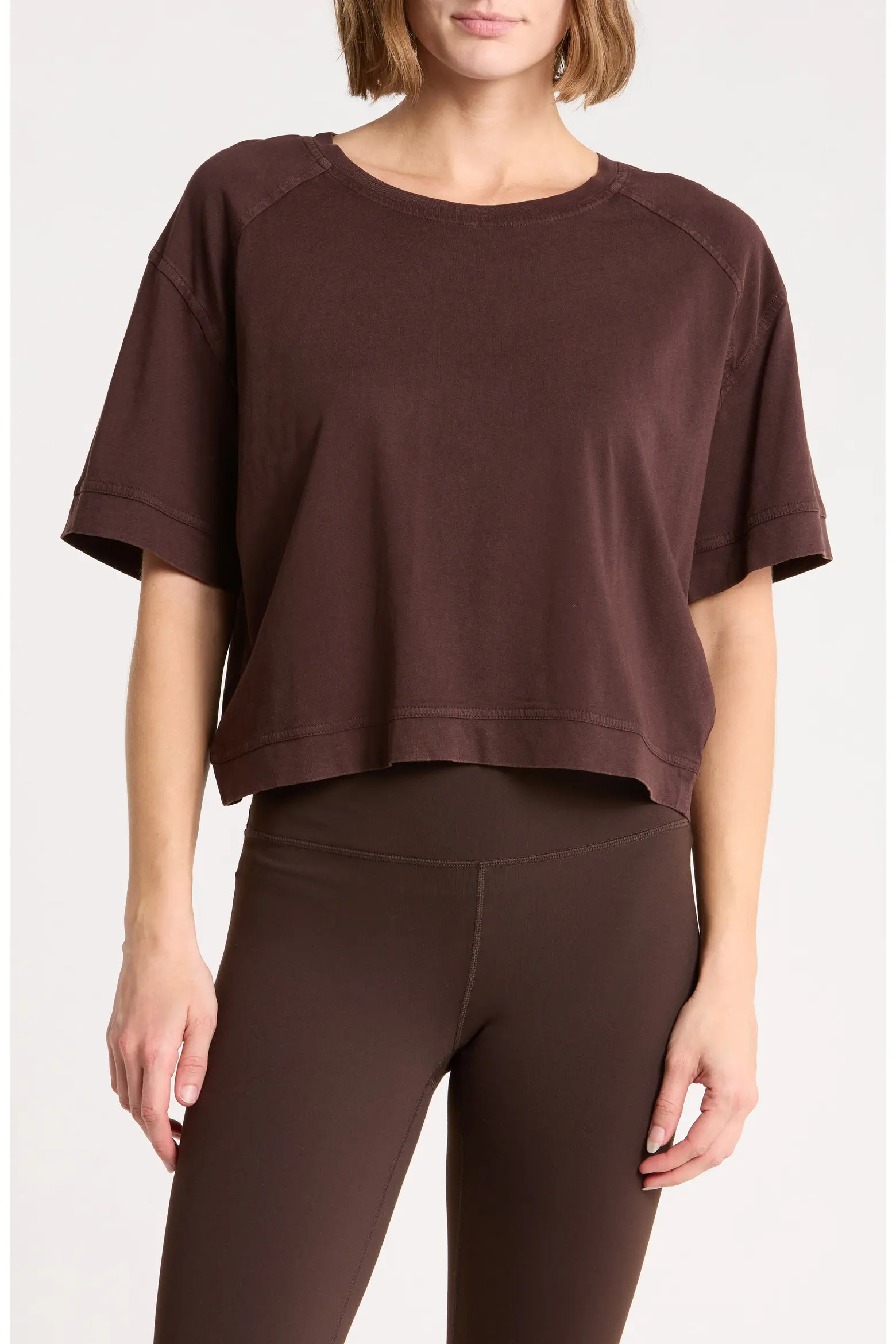 Z by Zella Vintage Wash Boxy Tee (Women) | Nordstromrack | Nordstrom Rack