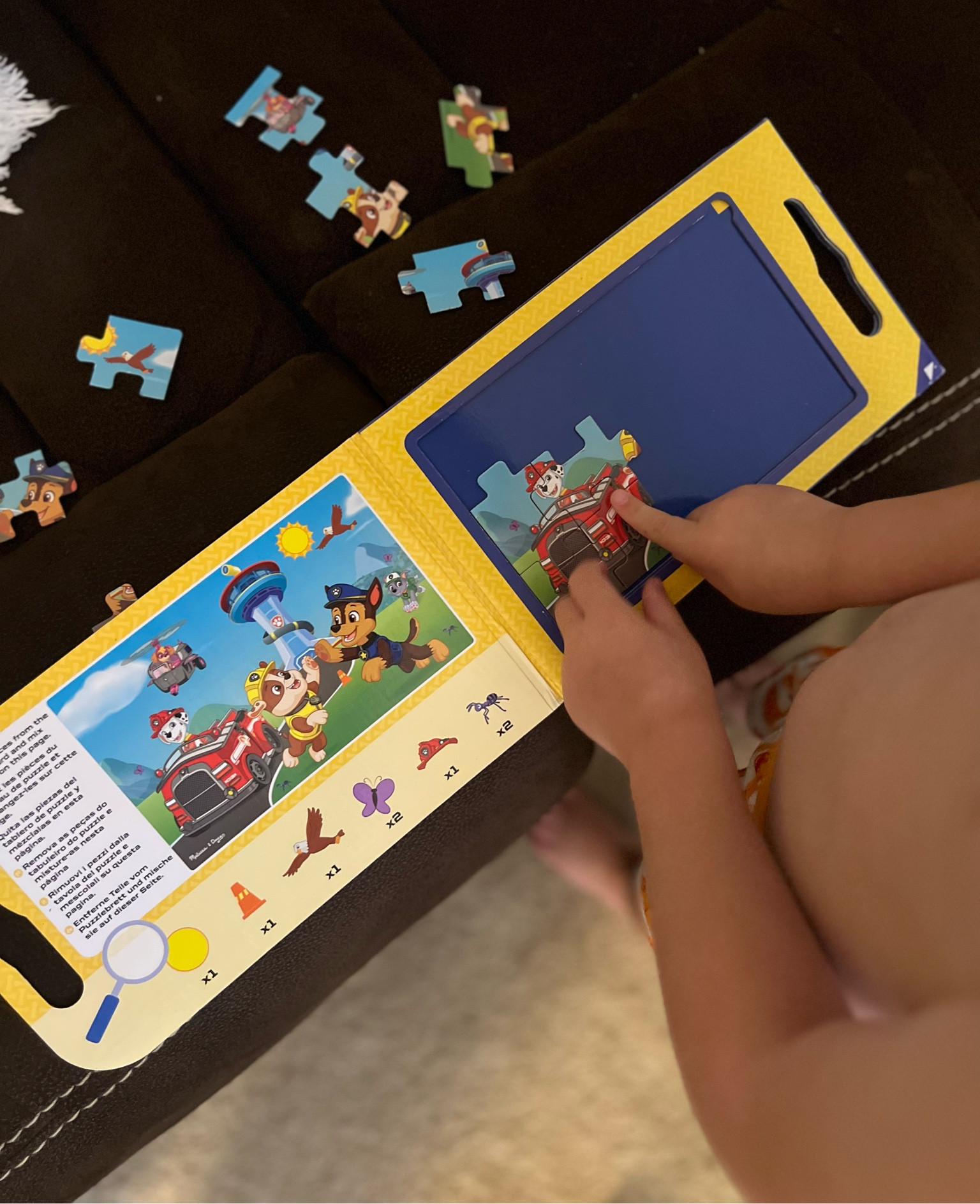 Easy little puzzle for kids! Magnetic and we took this on the airplane. It has two puzzles - one on each side. Very small to throw in a bag for travel. We have both that are linked

#LTKHoliday #LTKkids #LTKGiftGuide