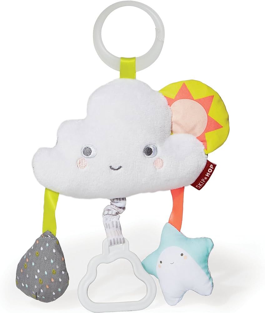 Skip Hop Baby Stroller Toy, Silver Lining Cloud Jitter, Cloud | Amazon (US)