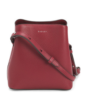 Leather Dukes Place Small Compartment Crossbody | Leather/Metal | Marshalls