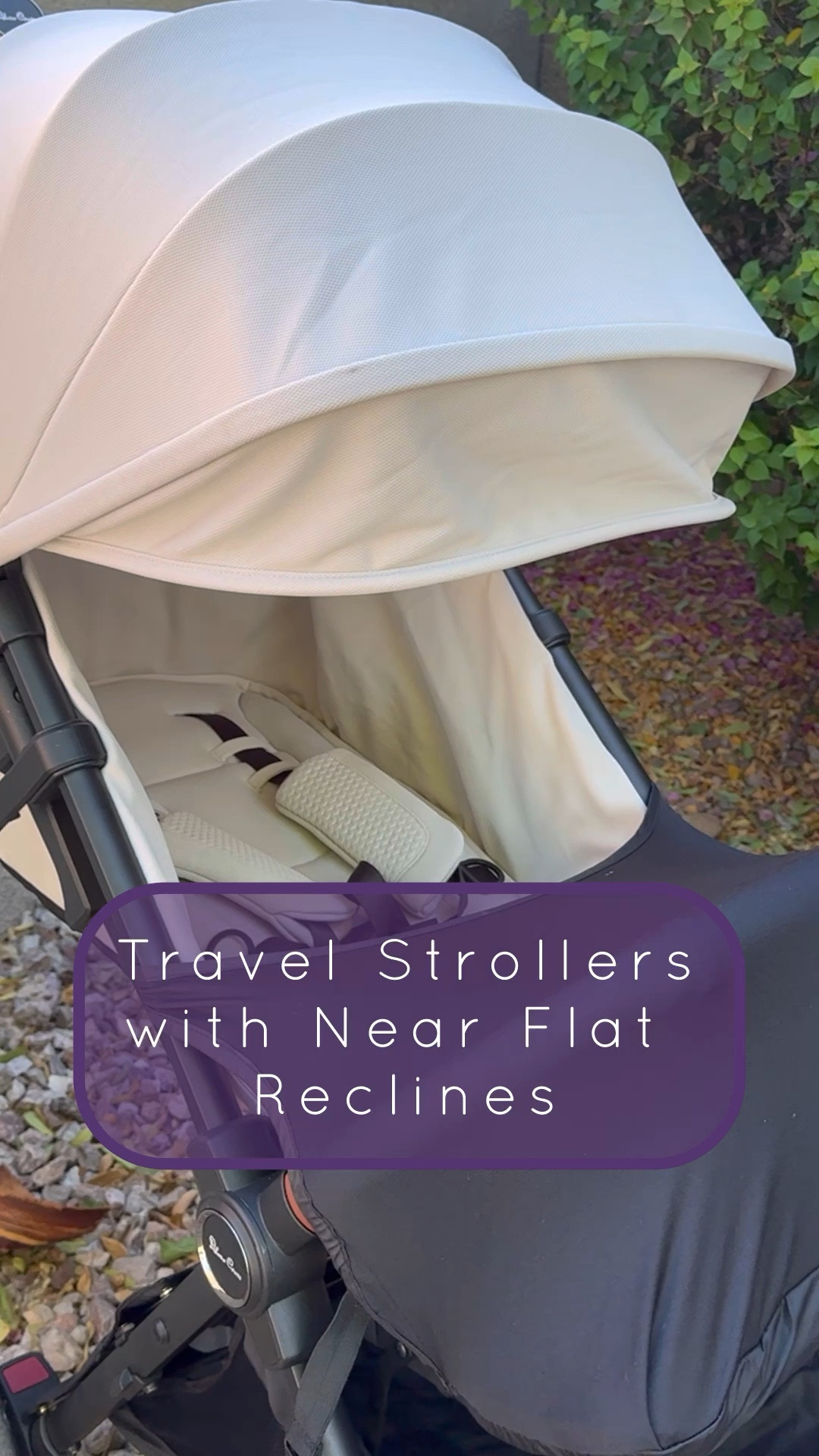 Travel Strollers with a full flat recline. 

#LTKBaby #LTKBump #LTKTravel