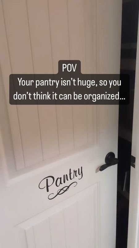 We love a good pantry organization! 

#LTKVideo #LTKhome #LTKfamily