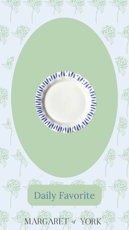 I love the ruffle detail on these plates with the perfect touch of color. #home #homedecor #tabletop #plates

#LTKhome