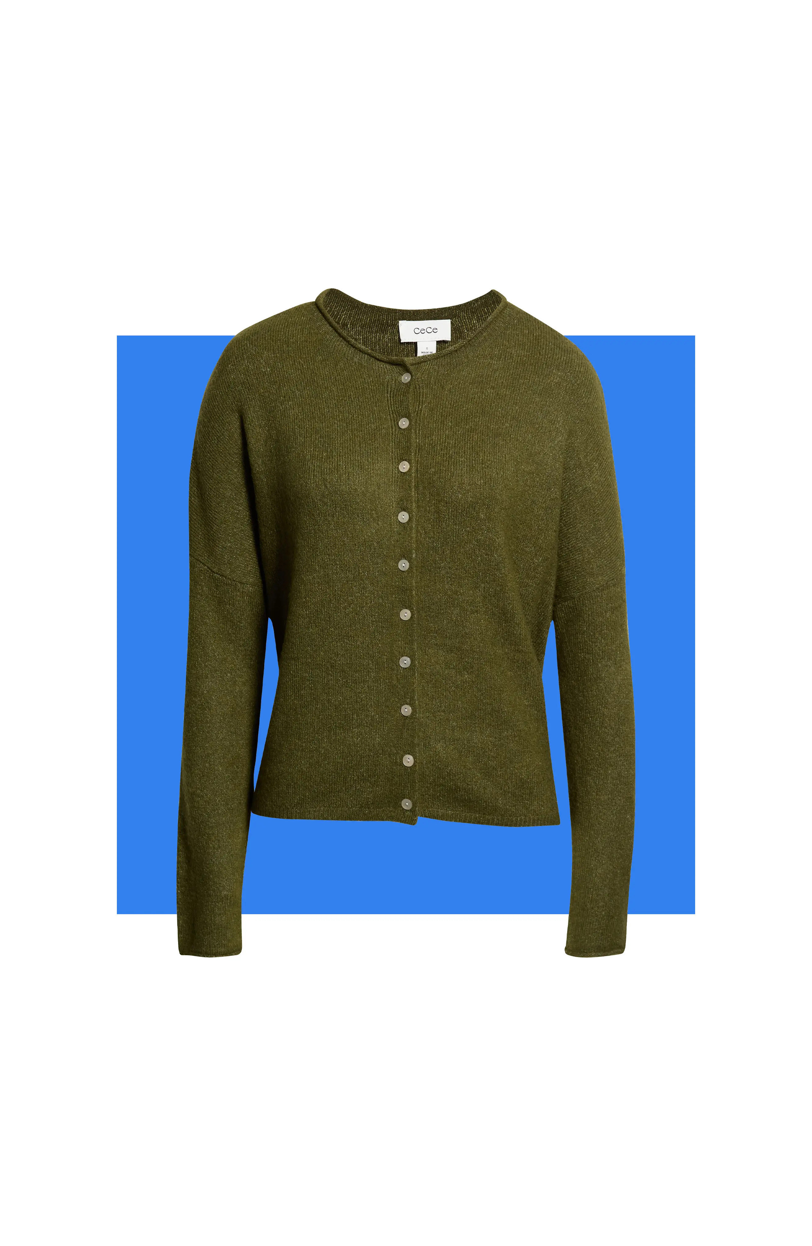 CeCe Roll Collar Cardigan (Women) | Nordstromrack | Nordstrom Rack