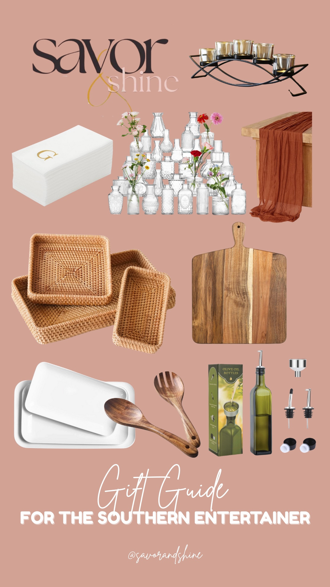 For the host who makes everyone feel right at home.
My Southern Entertainer Gift Guide is filled with beautiful serveware, classic linens, and those little touches that turn any gathering into a memory.

Think elevated platters, pretty bar pieces, kitchen favorites, and crowd pleasing comforts that make hosting feel effortless and welcoming. Perfect for the friend who always has a casserole in the oven and sweet tea ready to pour.

Tap to shop the full guide and gift a little Southern hospitality this season.

#LTKfoodie #LTKCyberWeek #LTKGiftGuide