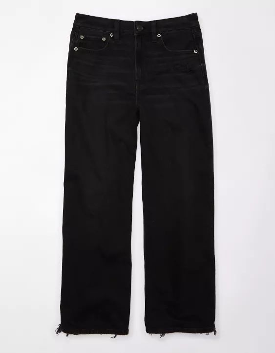 AE Strigid Super High-Waisted Baggy Wide-Leg Ankle Jean | American Eagle Outfitters (US & CA)