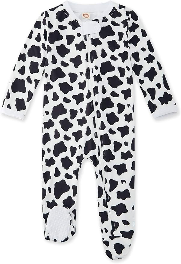 UNIFACO Baby Girls Boys Footed Pajamas One-Piece Sleeper Snug Fit Sleep and Play Zip Front Footie... | Amazon (US)