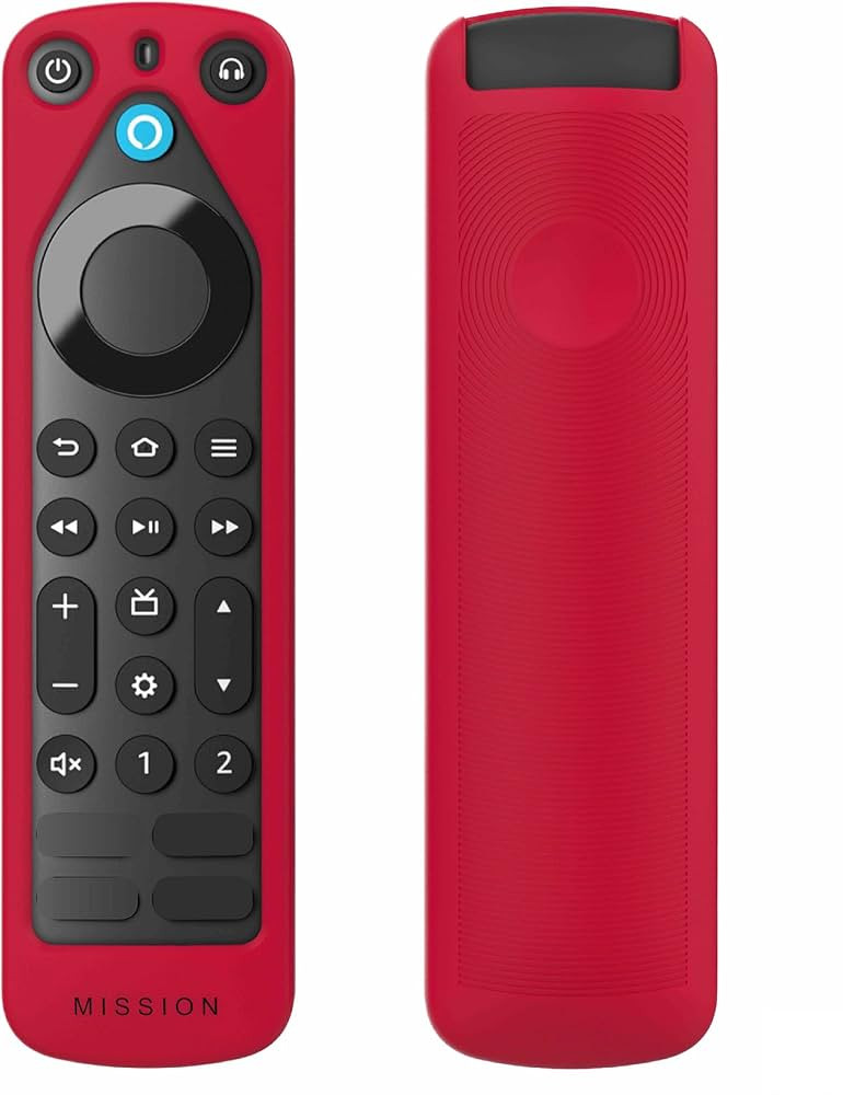 Made for Amazon Remote Cover Case, for Alexa Voice Remote Pro (2022 Release) | Red | Amazon (US)