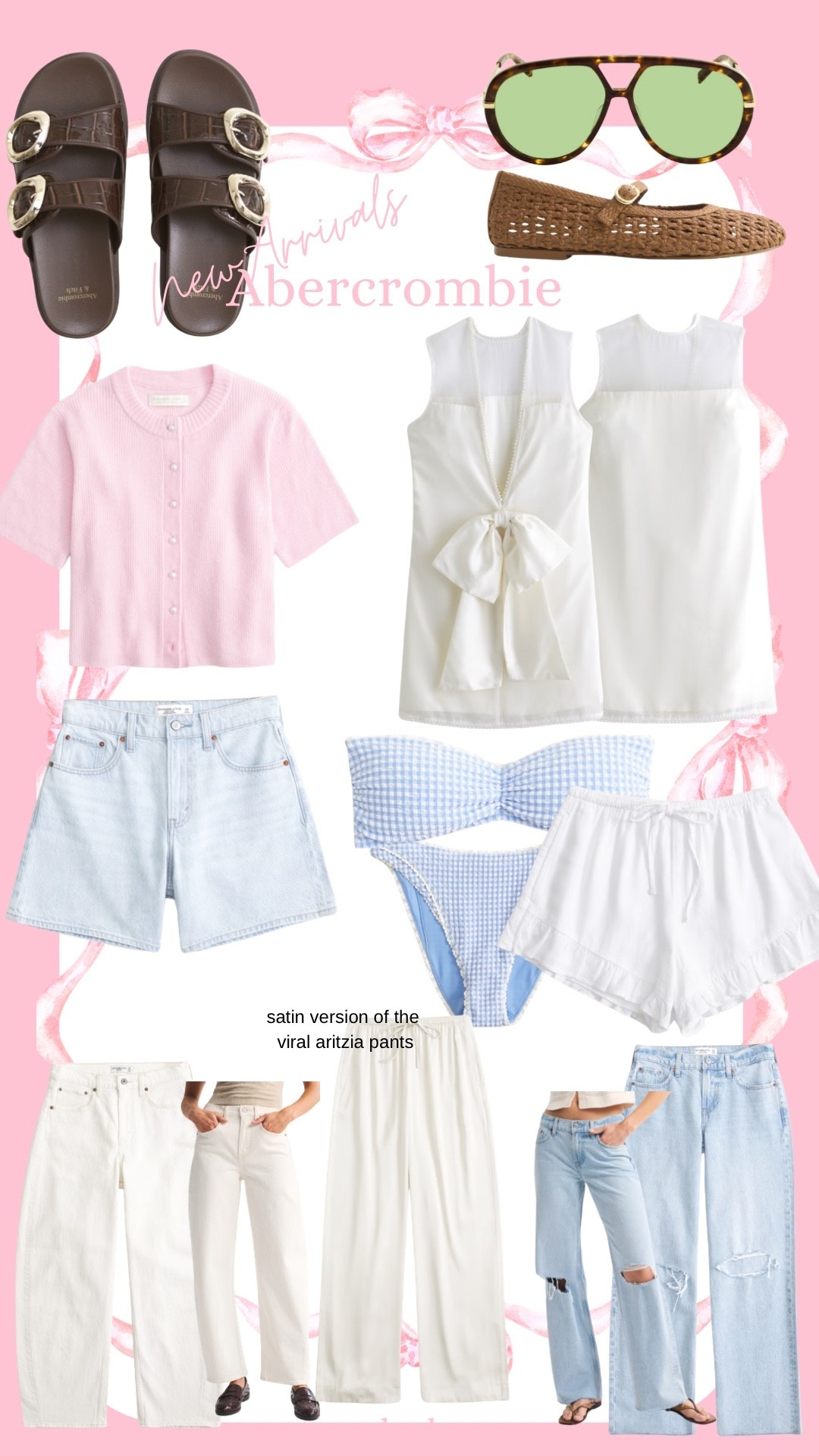 Abercrombie new arrivals, spring break, bikini, swismuit, vacation outfit, pull on pants, wide leg pants

#LTKgrwm #LTKootd