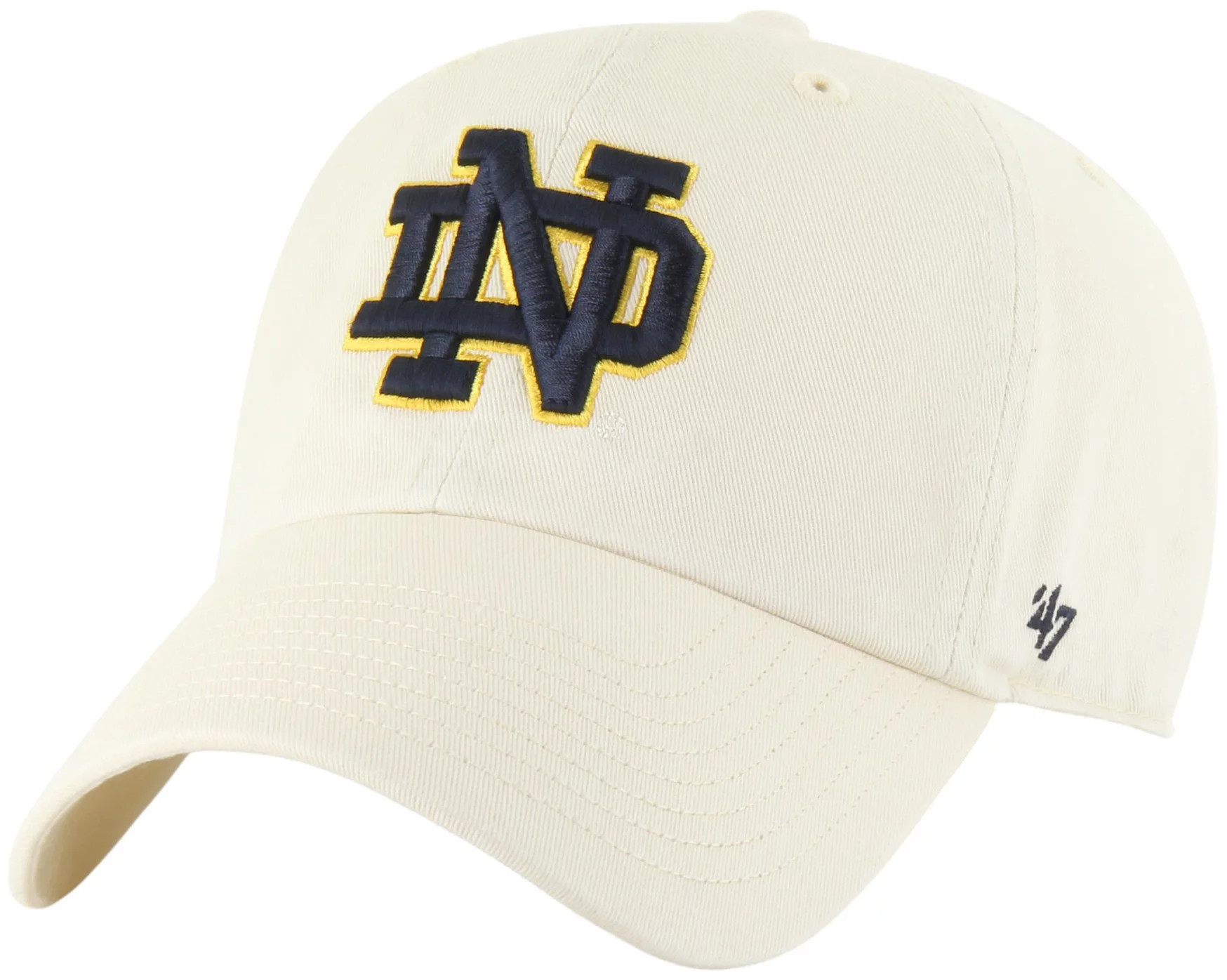 '47 Adult Notre Dame Fighting Irish Natural TC Fashion Logo Clean Up Adjustable Hat, Men's | DICK'S Sporting Goods