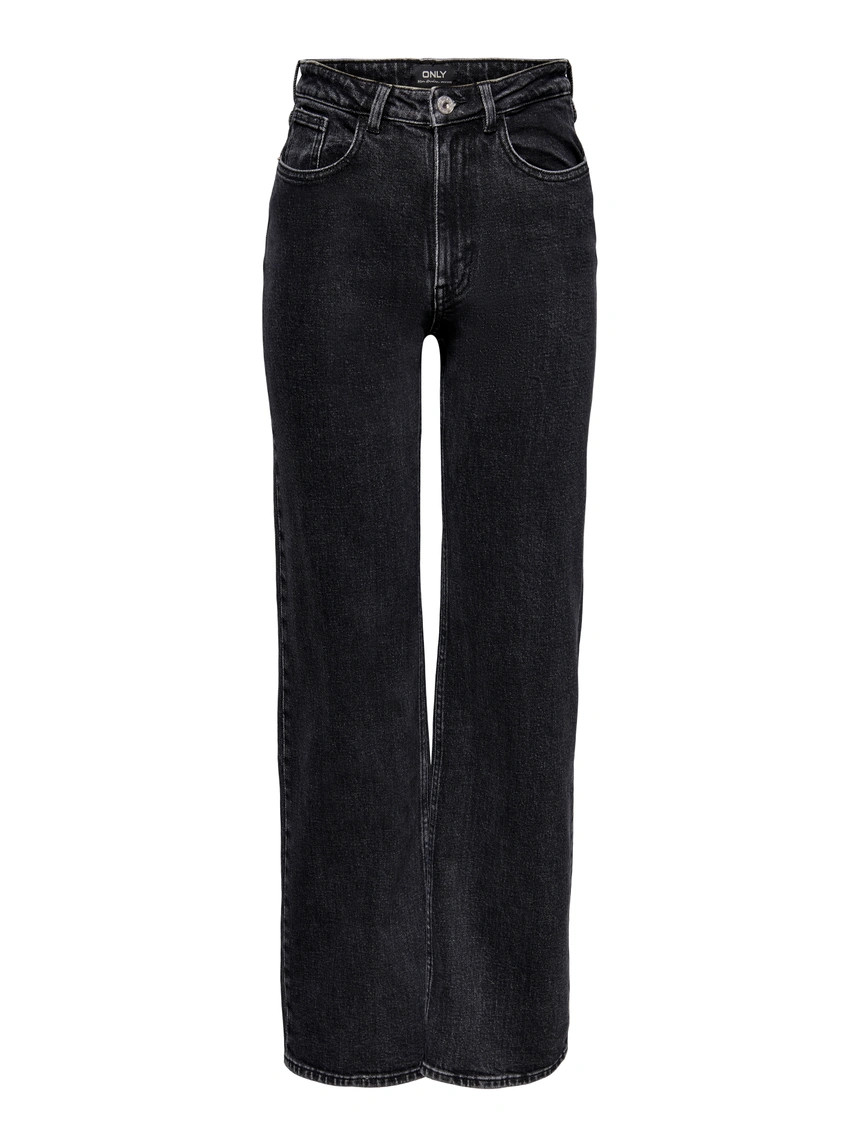 ONLJUICY Hohe Taille Weiter Beinschnitt Jeans | ONLY® | Only.com