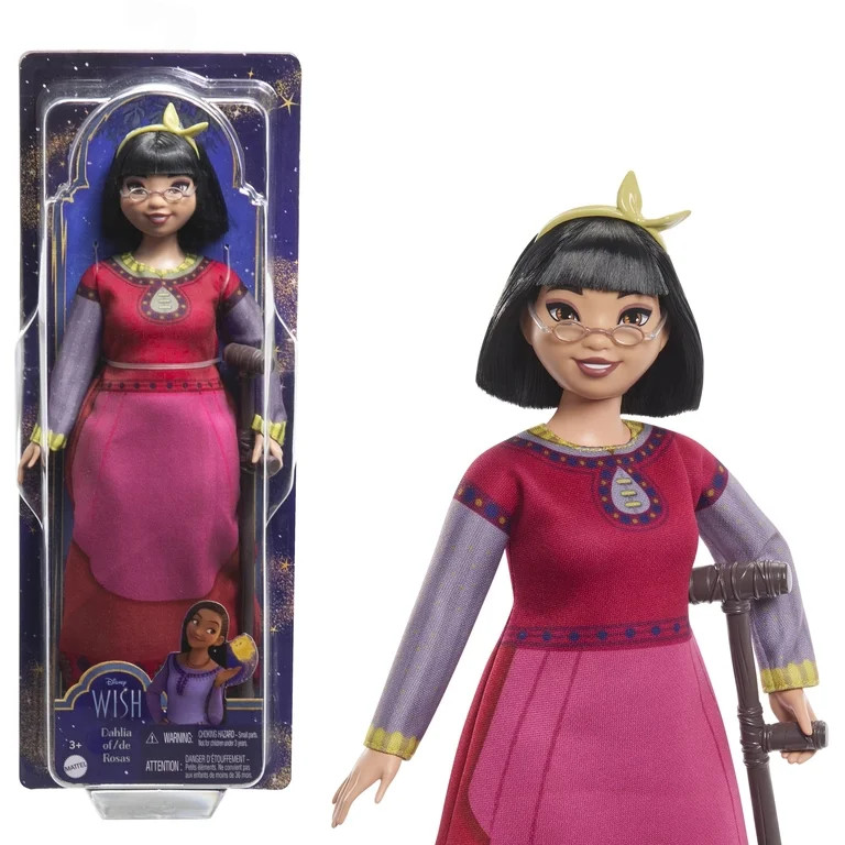 Disney Wish Dahlia of Rosas Doll and Accessories, Posable Fashion Doll | Walmart (US)