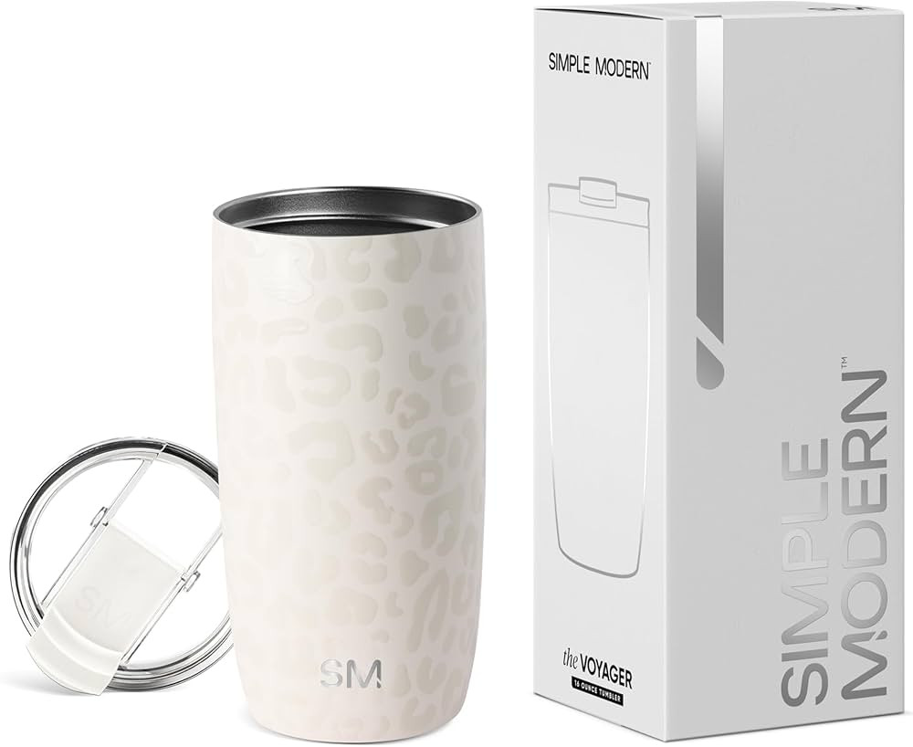 Simple Modern Travel Coffee Mug Tumbler with Flip Lid | Reusable Insulated Stainless Steel Cold B... | Amazon (US)