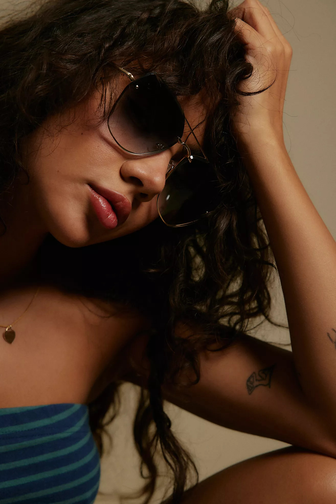 Alma Oversized Aviator Sunglasses | Free People (UK)