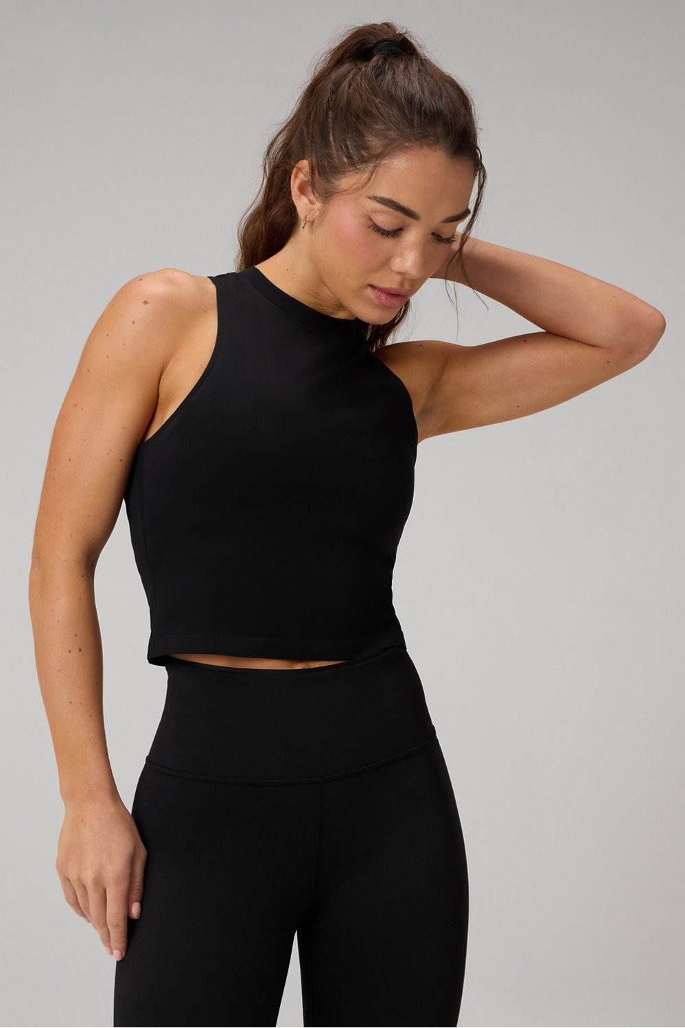 Feather Tech+ Racerback Cropped Tank | Fabletics