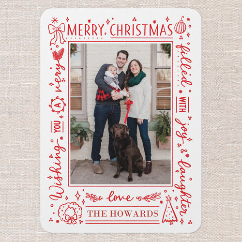 Handwritten Wish Christmas Card | Shutterfly