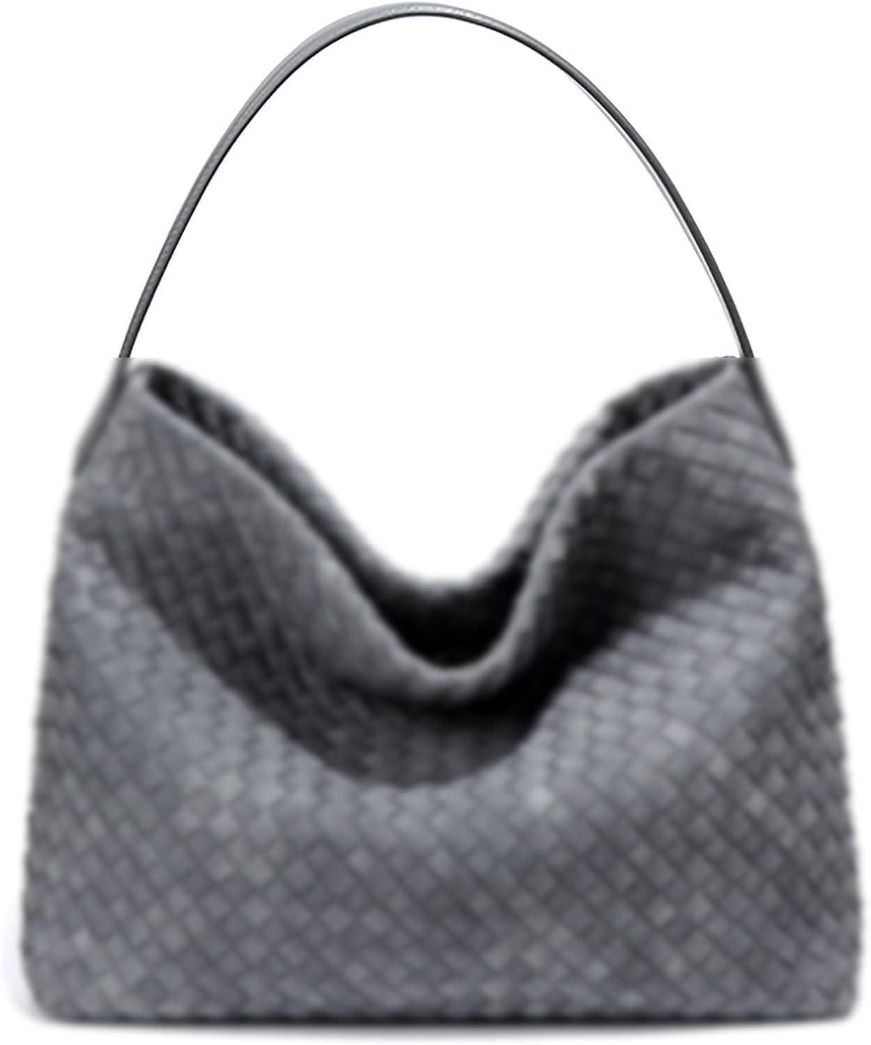 Woven Suede Shoulder Bags for Women Hobo Bag Tote Handbag Satchel Work | Amazon (US)