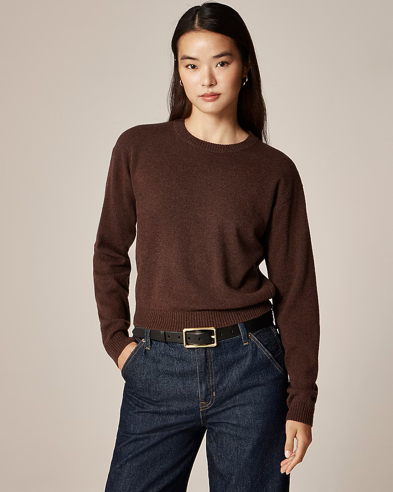 Perfect cashmere crewneck sweater | J. Crew US