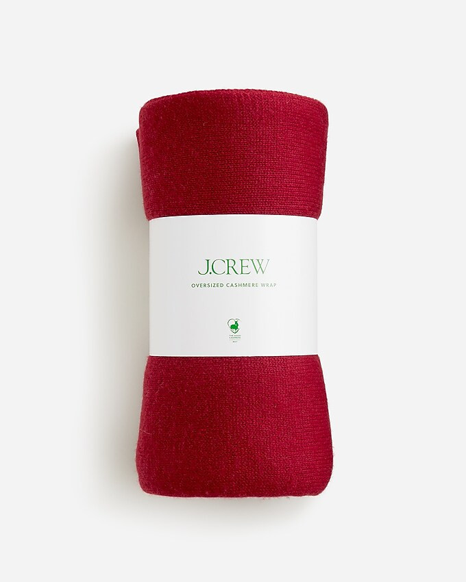 Oversized cashmere wrap | J. Crew US