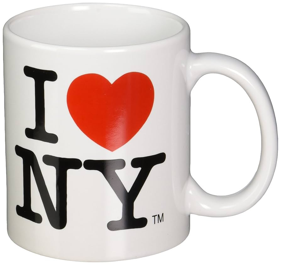 I Love NY Mug - White Ceramic 11 ounce I Love NY Mugs from the New York City Souvenir Store | Amazon (US)