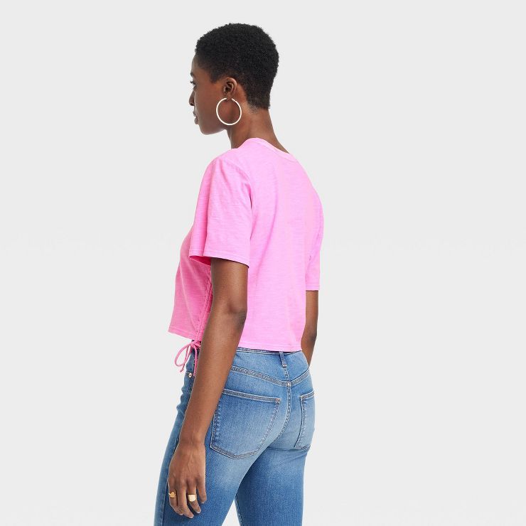 Women's Ruched Short Sleeve T-Shirt - Universal Thread™ | Target