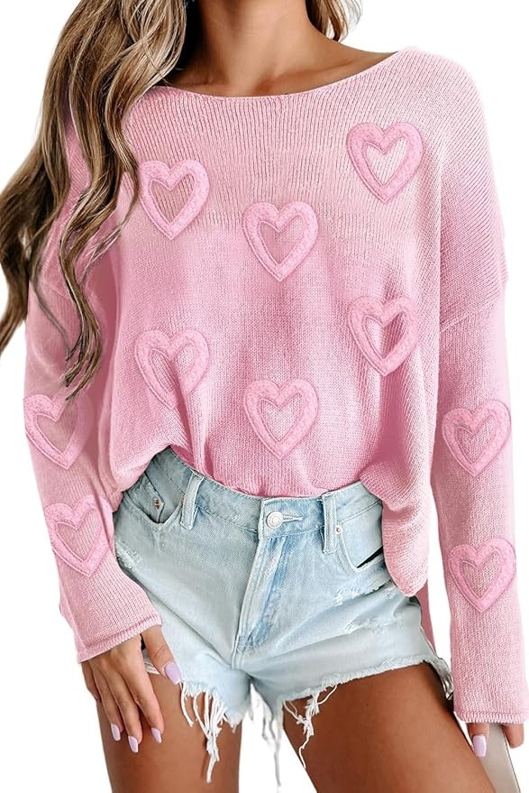 CURBODO Womens Fashion 2026 Champagne Please Graphic Long Sleeve Pullover Sweater Loose Crewneck ... | Amazon (US)