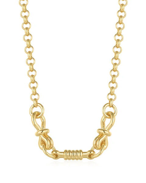 Horsebit Necklace- Gold | Luv Aj