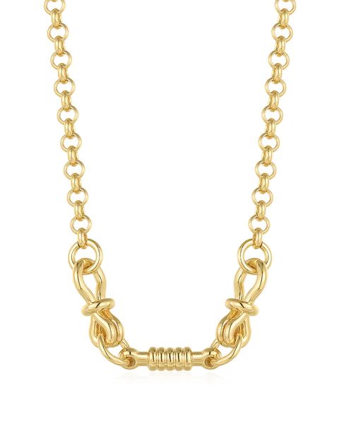 Horsebit Necklace- Gold | Luv Aj