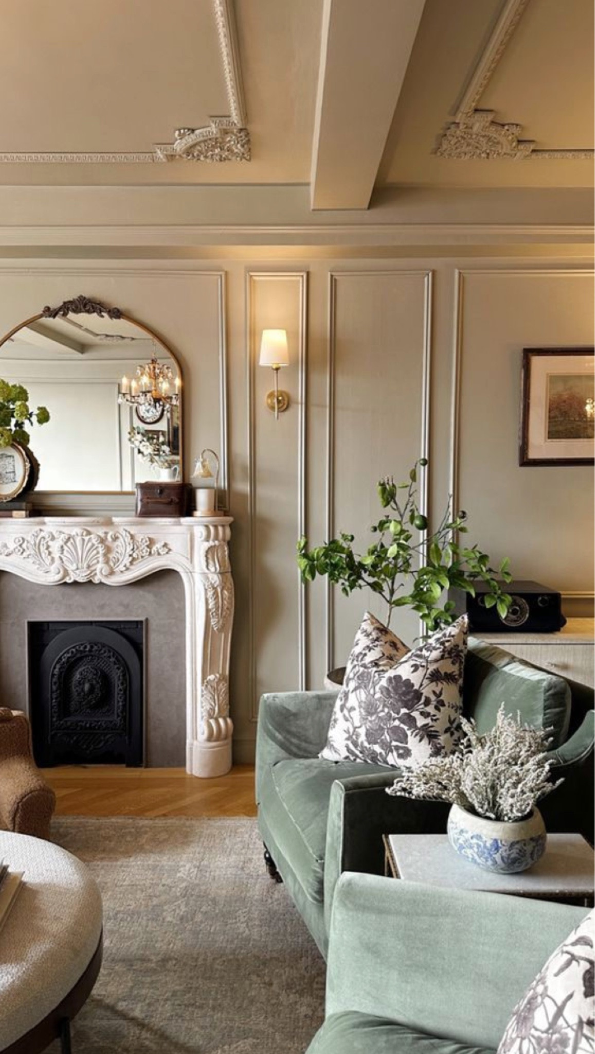 Living room - accent chairs, home decor, mantle decor and area rug

#LTKhome