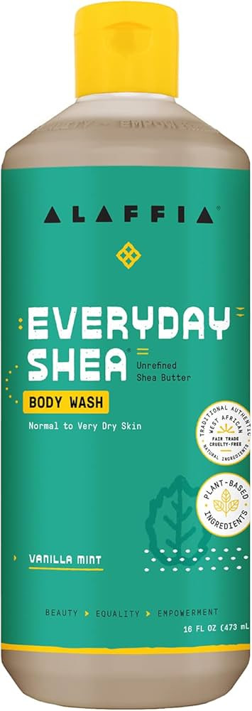 Alaffia EveryDay Shea Body Wash - Naturally Helps Moisturize and Cleanse without Stripping Natura... | Amazon (US)