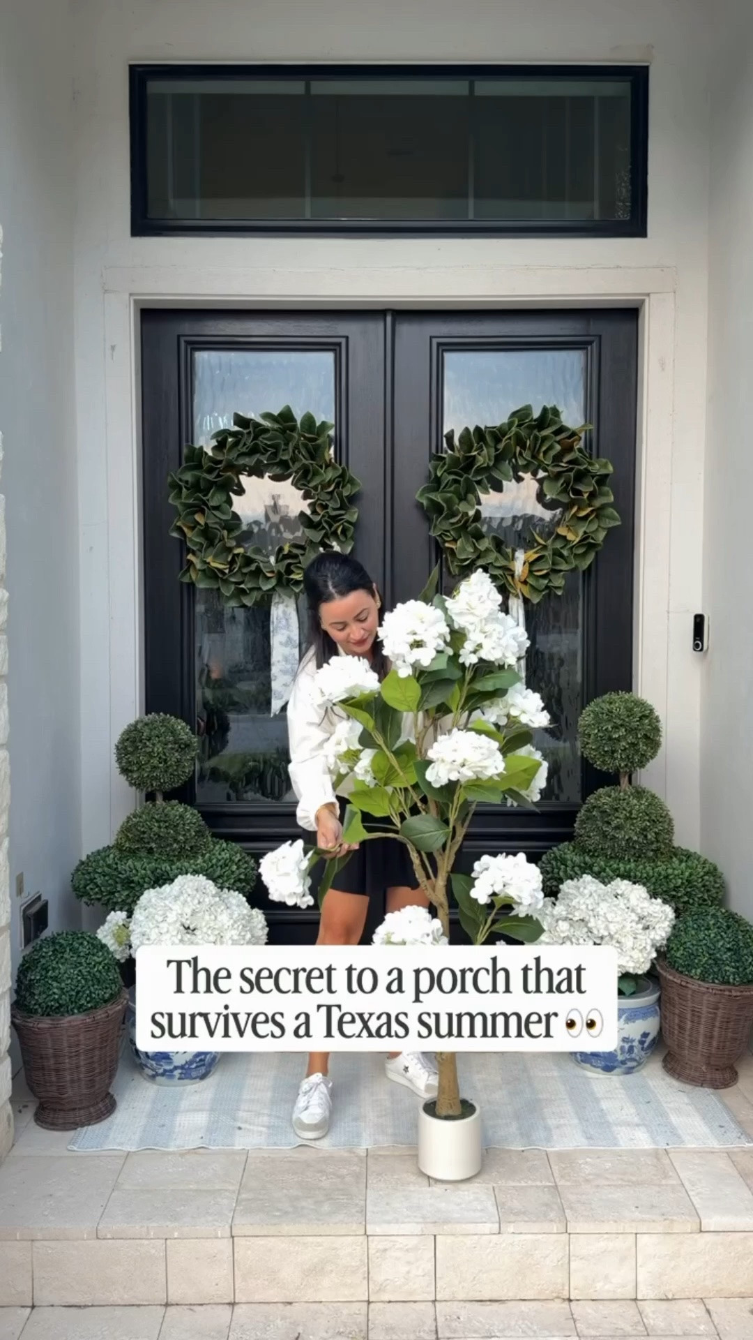 Secret to a porch that survives a Texas summer

Follow me @miriamobrien  on IG and TikTok 

#Amazon #AmazonHome#Porch.