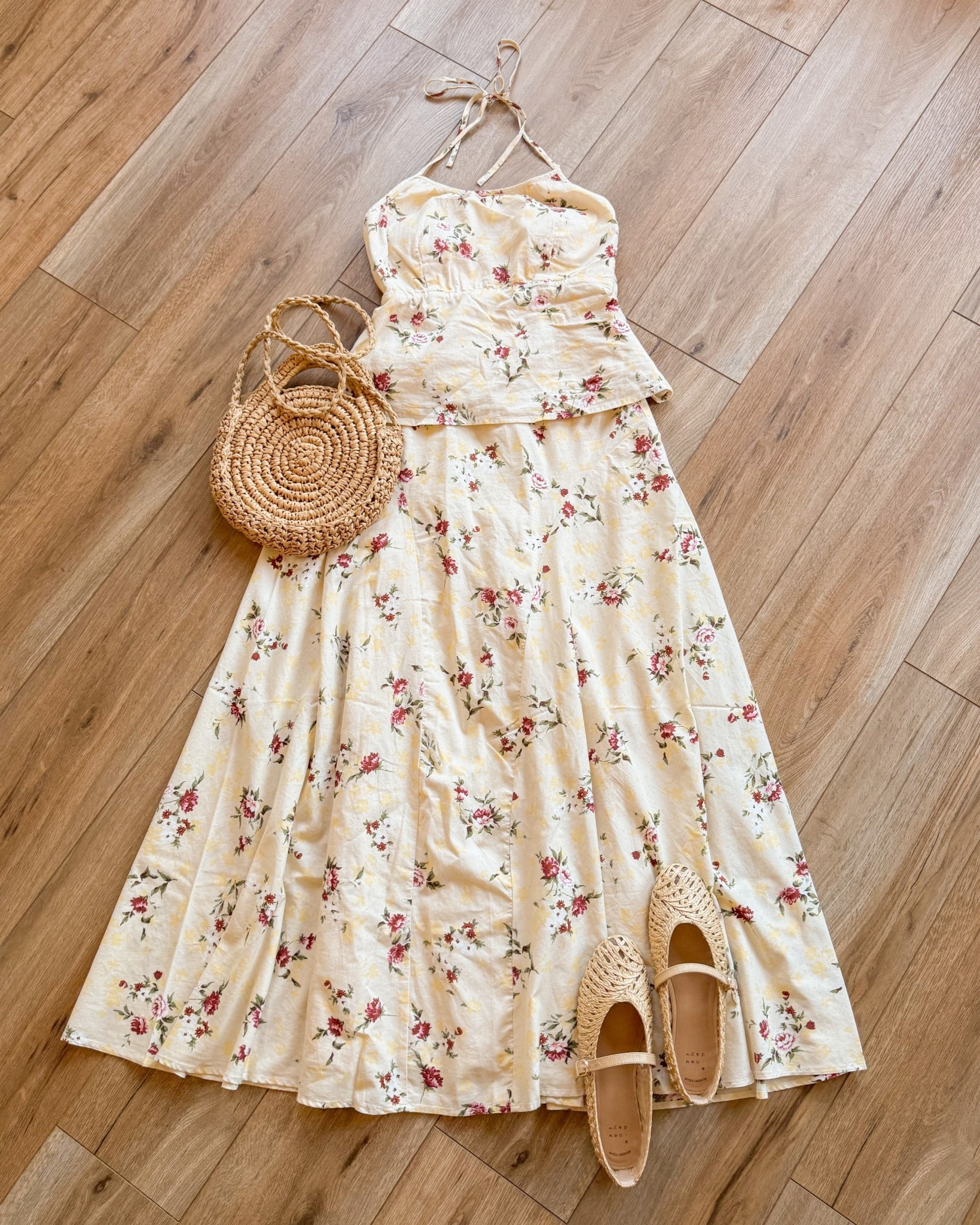 spring outfits. floral maxi skirt set. spring break outfit. vacation outfit.

tts! @abercrombie 

#LTKSpringSale #LTKootd #LTKSeasonal