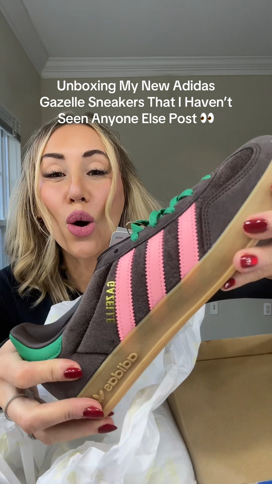 Adidas Brown Velvet & Suede Gazelle Indoor Sneakers Shoes with Court Green & Pink #adidas #gazelle #sneakers #accessories #velvet 

#LTKStyleTip #LTKGiftGuide #LTKShoeCrush