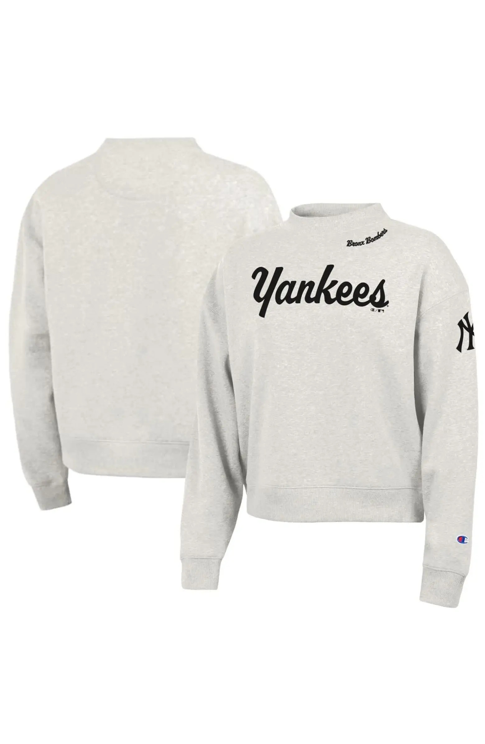 Champion Women's Champion Stone New York Yankees Triumph Tri-Blend Sweatshirt | Nordstrom | Nordstrom