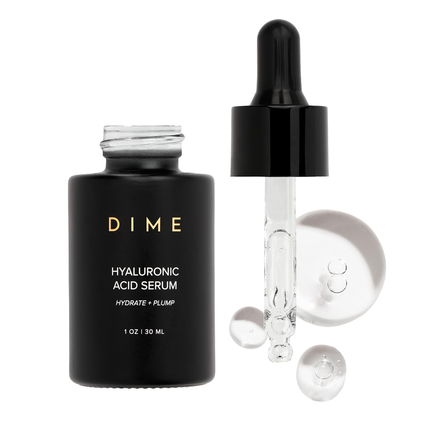 DIME Beauty Hyaluronic Acid Serum, Ultra Hydrating Face Serum with Pure Hyaluronic Acid, 1 oz / 3... | Amazon (US)