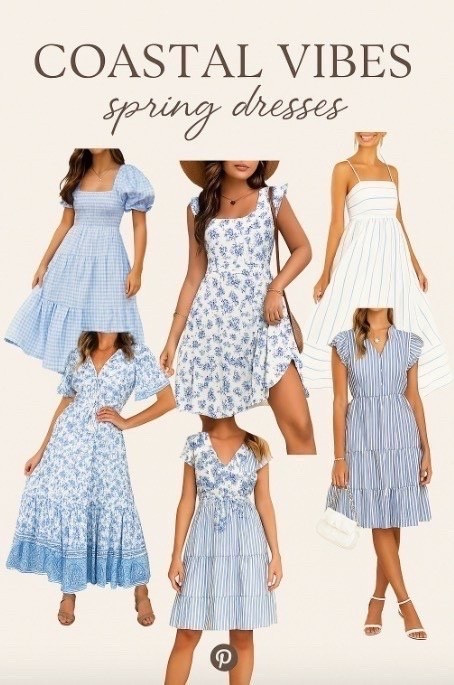 Coastal Spring Dresses Outfit Ideas | Light Blue & Floral Summer Looks

Soft, feminine, and effortlessly chic — these coastal-inspired spring dresses are perfect for warm weather days. Featuring light blue tones, delicate florals, and breezy silhouettes, these dresses are ideal for beach vacations, brunch dates, or casual summer outings. From flowy maxi styles to flattering midi and mini dresses, this collection brings that fresh, coastal vibe to your wardrobe.

#springdresses #coastalstyle #summerdresses #floraldress #blueoutfits #beachoutfit #resortwear #vacationoutfits #femininefashion #dressinspo #outfitideas #amazonfashion #styleinspo #summerstyle #chicoutfits