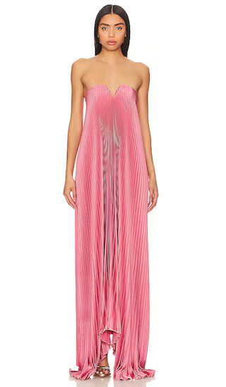 Black Tie Gown in Dusty Rose | Revolve Clothing (Global)
