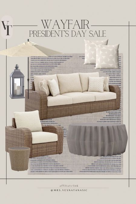 Wayfair President’s Day Sale outdoor patio furniture! Loving this whole set for our very own patio! The table is stone and pairs up with any seating. 

@wayfair #wayfairfinds #presidentsdaysale outdoor furniture, outdoor patio, outdoor, patio furniture, Wayfair finds, Wayfair President’s Day sale, 

#LTKhome #LTKsalealert #LTKSeasonal