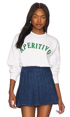 DEPARTURE Aperitivo Crewneck in White from Revolve.com | Revolve Clothing (Global)
