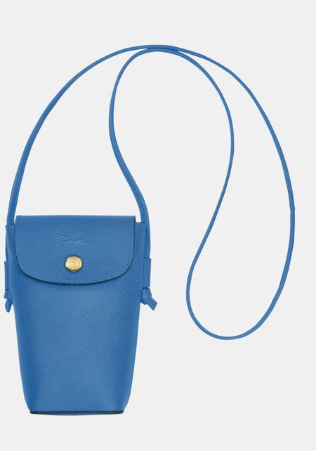 Longchamp cell phone purse now available in blue! 
