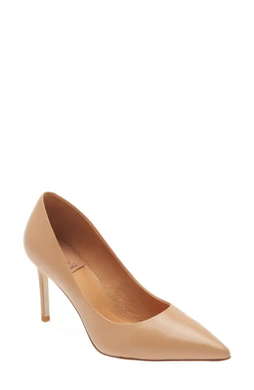 Jeffrey Campbell Nikia Pump in Dark Nude at Nordstrom, Size 9.5 | Nordstrom