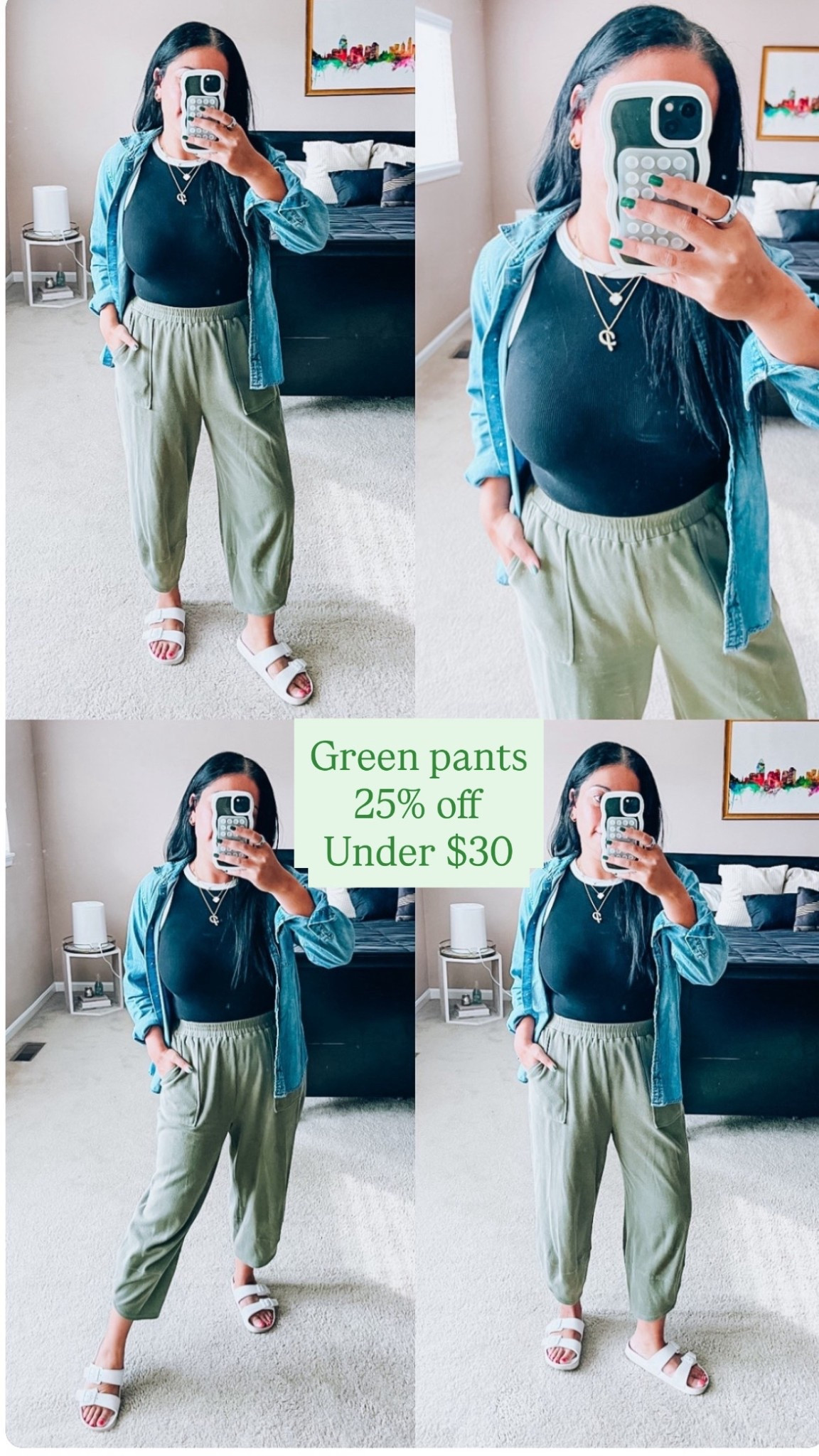 Green pants
Barrel pants
Casual style
Amazon style


#LTKSaleAlert #LTKgrwm #LTKootd