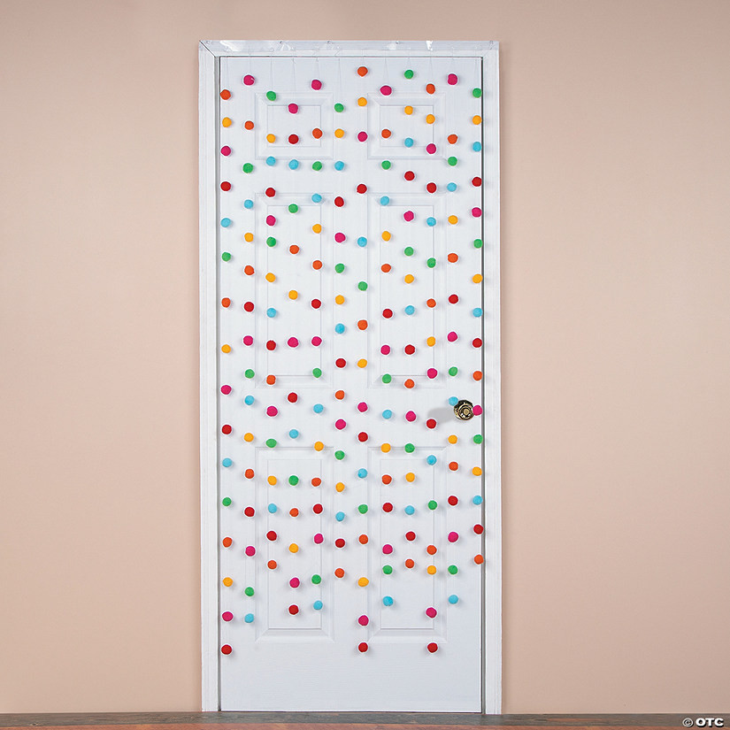 Fiesta Pom-Pom Door Curtain | Oriental Trading Company