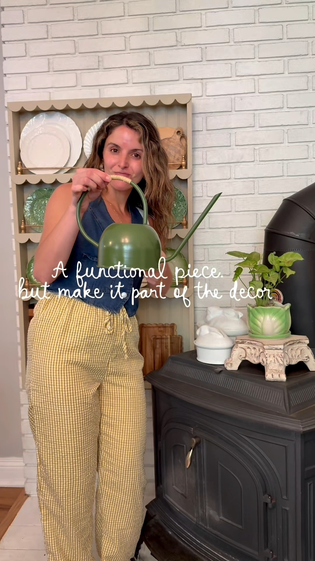 This is your sign that functional pieces should be part of your decor 🤍

I’ve been leaning into items that actually serve a purpose but still feel collected and intentional—and this watering can is one of those pieces. It lives out on display, not hidden away, and somehow makes the whole space feel more finished.

It’s one of those little details that looks like it could’ve been thrifted… but works way better.#LTKFinds #LTKStyleTip #LTKGarden 

#LTKHome #LTKSeasonal